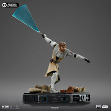 Cargar imagen en el visor de la galería, Pre-Venta: Obi-Wan Kenobi – Star Wars: La Guerra de los Clones - art scale 1/10 - Iron Studios