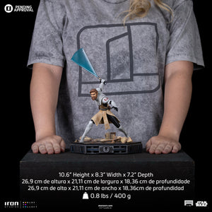 Pre-Venta: Obi-Wan Kenobi – Star Wars: La Guerra de los Clones - art scale 1/10 - Iron Studios