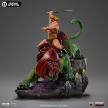 Cargar imagen en el visor de la galería, Pre-Venta: He-man and Battle Cat Deluxe - Masters of the Universe - Art Scale 1/10 - Iron Studios
