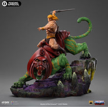 Cargar imagen en el visor de la galería, Pre-Venta: He-man and Battle Cat Deluxe - Masters of the Universe - Art Scale 1/10 - Iron Studios

