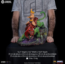 Cargar imagen en el visor de la galería, Pre-Venta: He-man and Battle Cat Deluxe - Masters of the Universe - Art Scale 1/10 - Iron Studios
