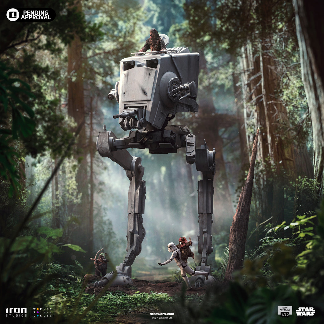 Pre-Venta: AT-ST and Chewbacca - Star Wars - Demi art scale 1/20 - Iron Studios