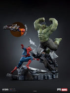 Pre-Venta: Spider-Man vs Hulk - Spider-Man: Un Nuevo Día - Escala 1/10 - Iron Studios