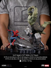 Cargar imagen en el visor de la galería, Pre-Venta: Spider-Man vs Hulk - Spider-Man: Un Nuevo Día - Escala 1/10 - Iron Studios
