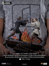 Cargar imagen en el visor de la galería, Pre-Venta: Anakin vs. Obi-Wan (20.º Aniversario de La Venganza de los Sith) - Star Wars - art scale 1/10 - Iron Studios
