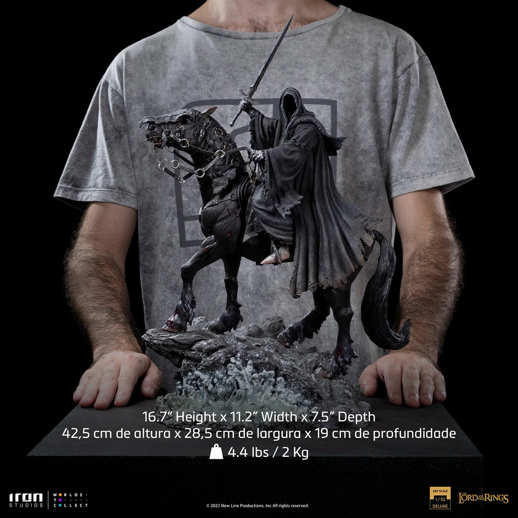 Pre-Venta: Nazgul on the Horse Deluxe - Lord Of The Rings - Art Scale 1/10 - Iron Studios